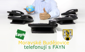 Město Moravské Budějovice telefonuje v cloudu s Faynem