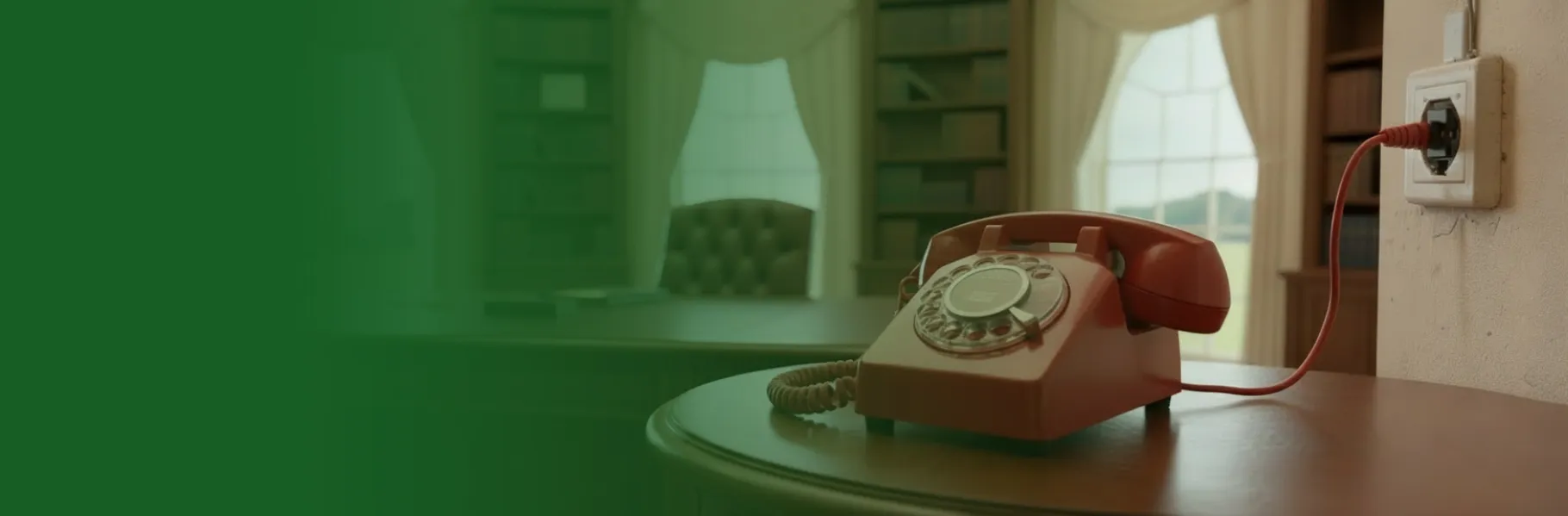 Analogová telefonní linka bez internetu